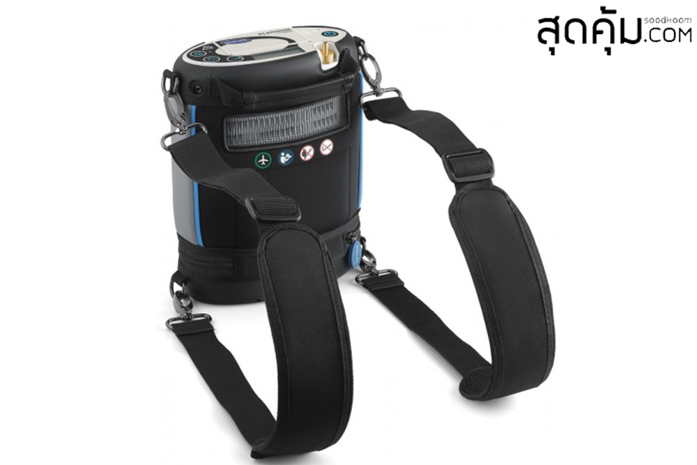 เครื่องผลิตออกซิเจน INVACARE รุ่น Platinum Mobile Oxygen Concentrator แบบพกพา ผลิตออกซิเจนได้สูงสุด 880ml/min แบตเตอรี่ 1 ก้อน